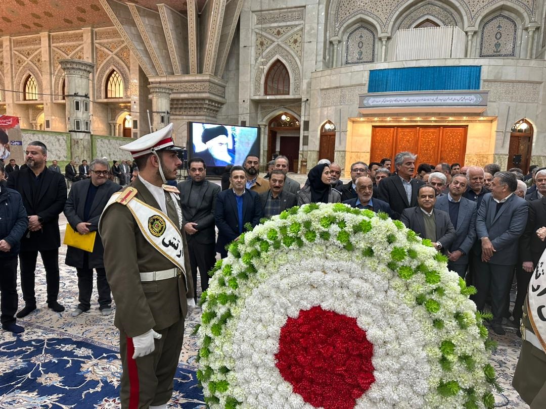 شرکت در مراسم ارتحال امام خمینی (ره)